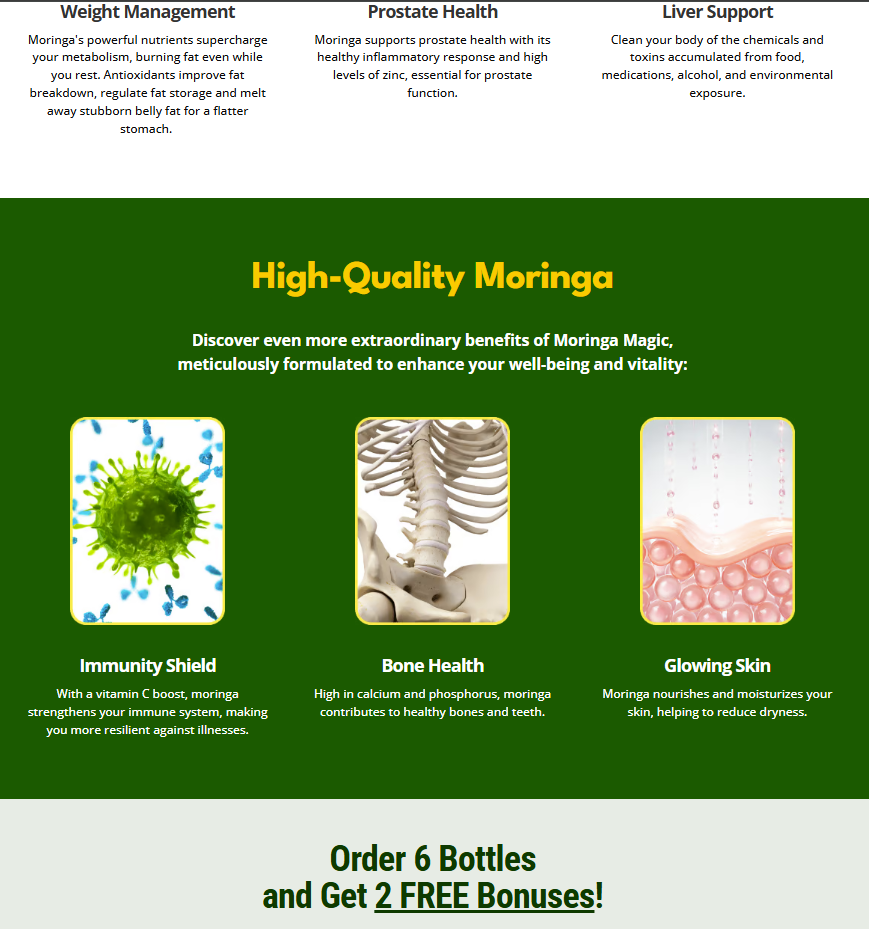 detox body with moringa